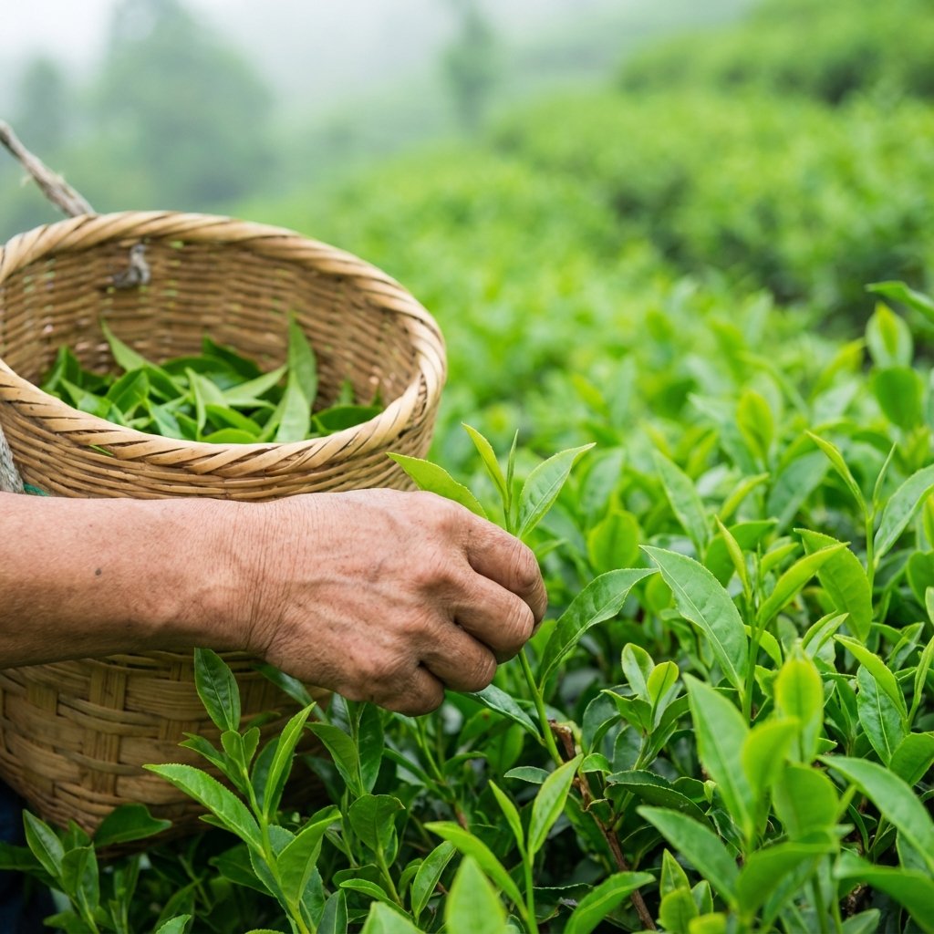 Harvesting Season - Tea leaf harvesting